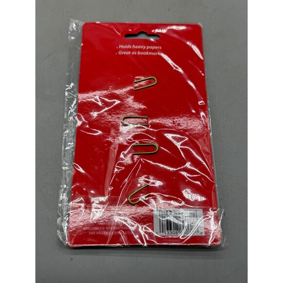 Green Succulent Novelty Paper Clips Set Of 4 READ NEW - Picture 2 of 6